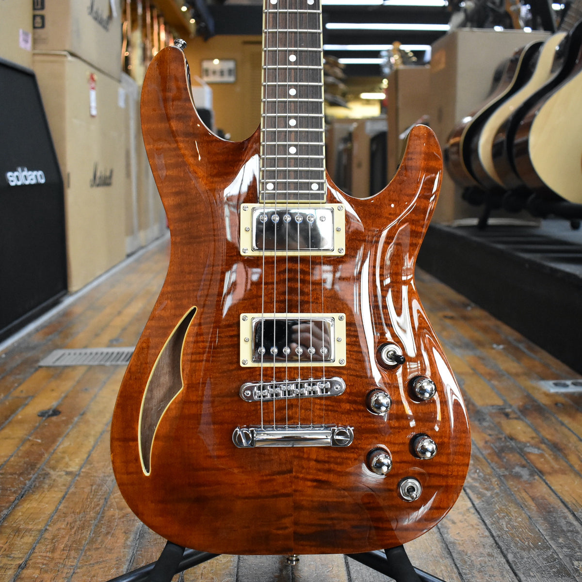 Schecter Korea C-1 E/A Classic Semi-hollowbody Electric Guitar