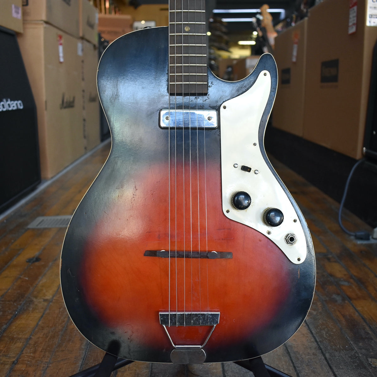 Harmony Holiday H45 Stratotone Mars Hollow Body Electric Guitar 