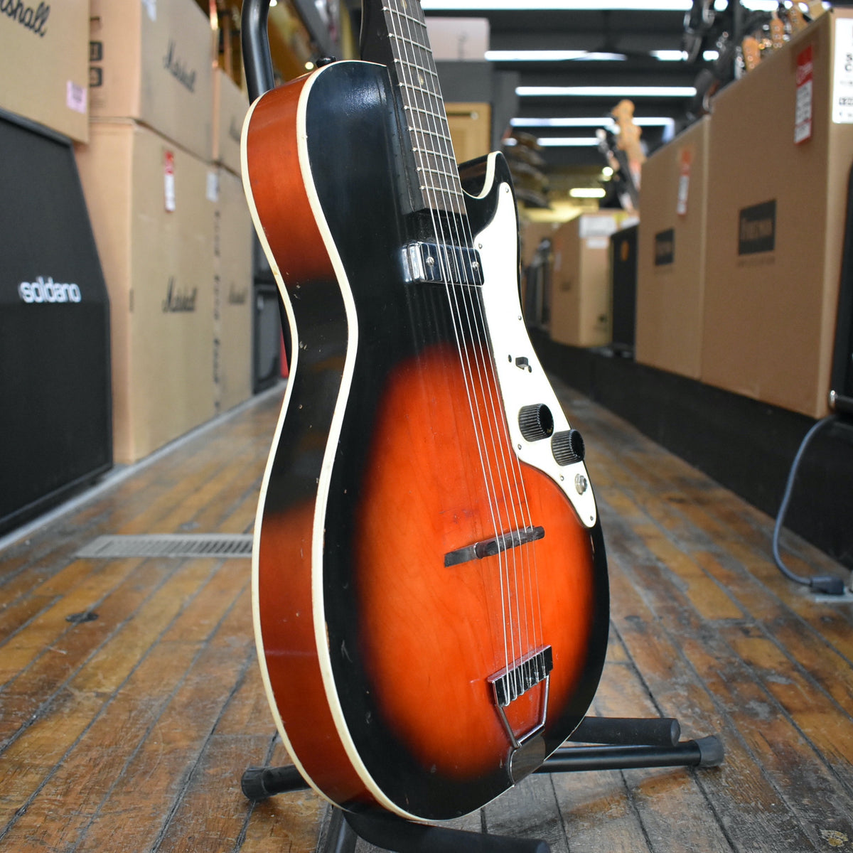 Harmony Holiday H45 1960年代 Harmony Holiday H45 Stratotone Mars Hollow Body Electric Guitar