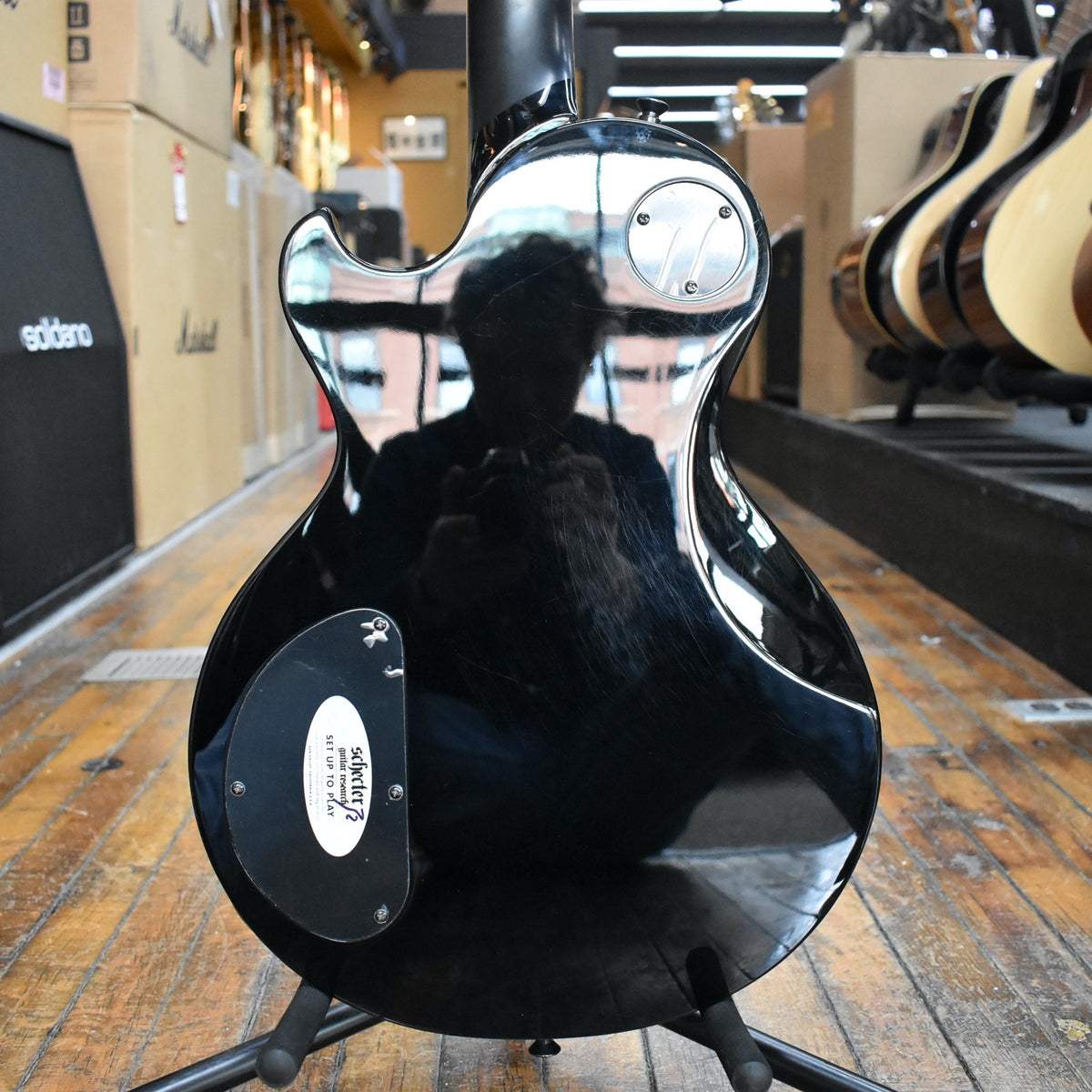 Schecter Korea Solo-II Blackjack Electric Guitar 2022 Black Gloss