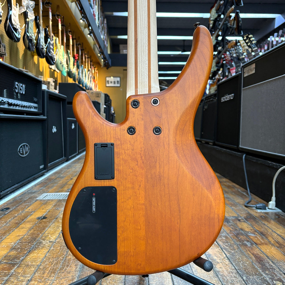 Yamaha TRBX605FM 5-string Bass Guitar Matte Amber – Music Makers