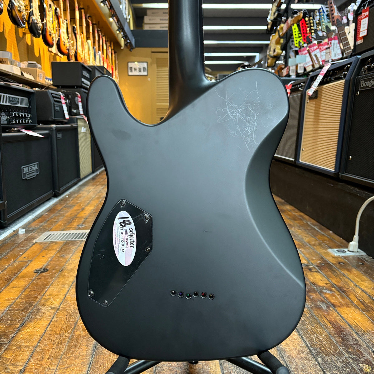 Schecter Korea Blackjack SLS PT Electric Guitar 2012 Satin Black