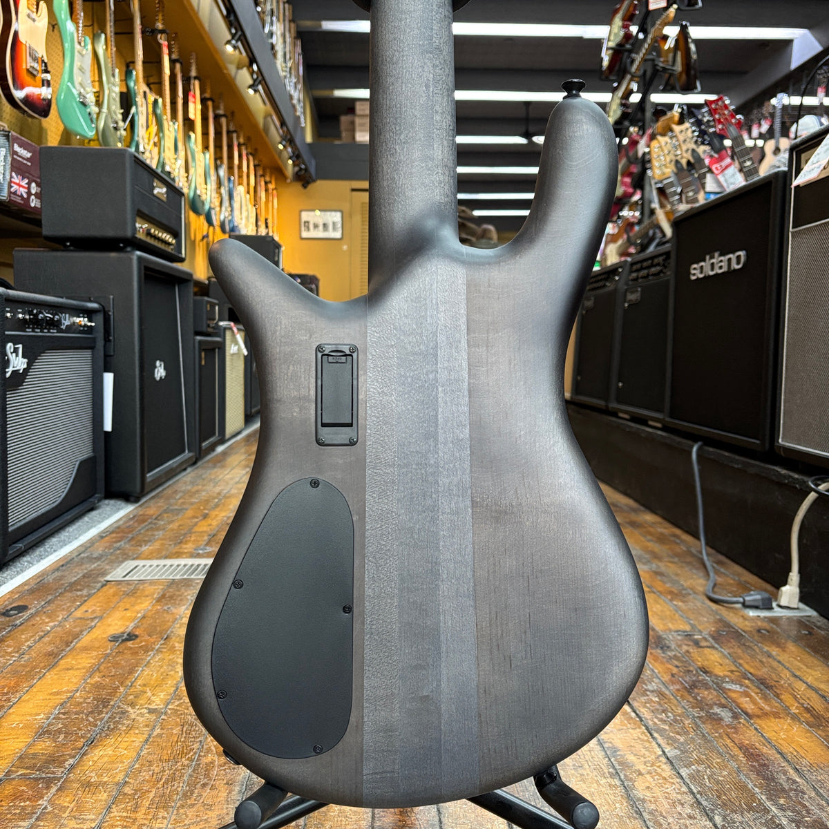 Spector Euro5 LX 5-String Bass Guitar Trans Black Stain Matte w