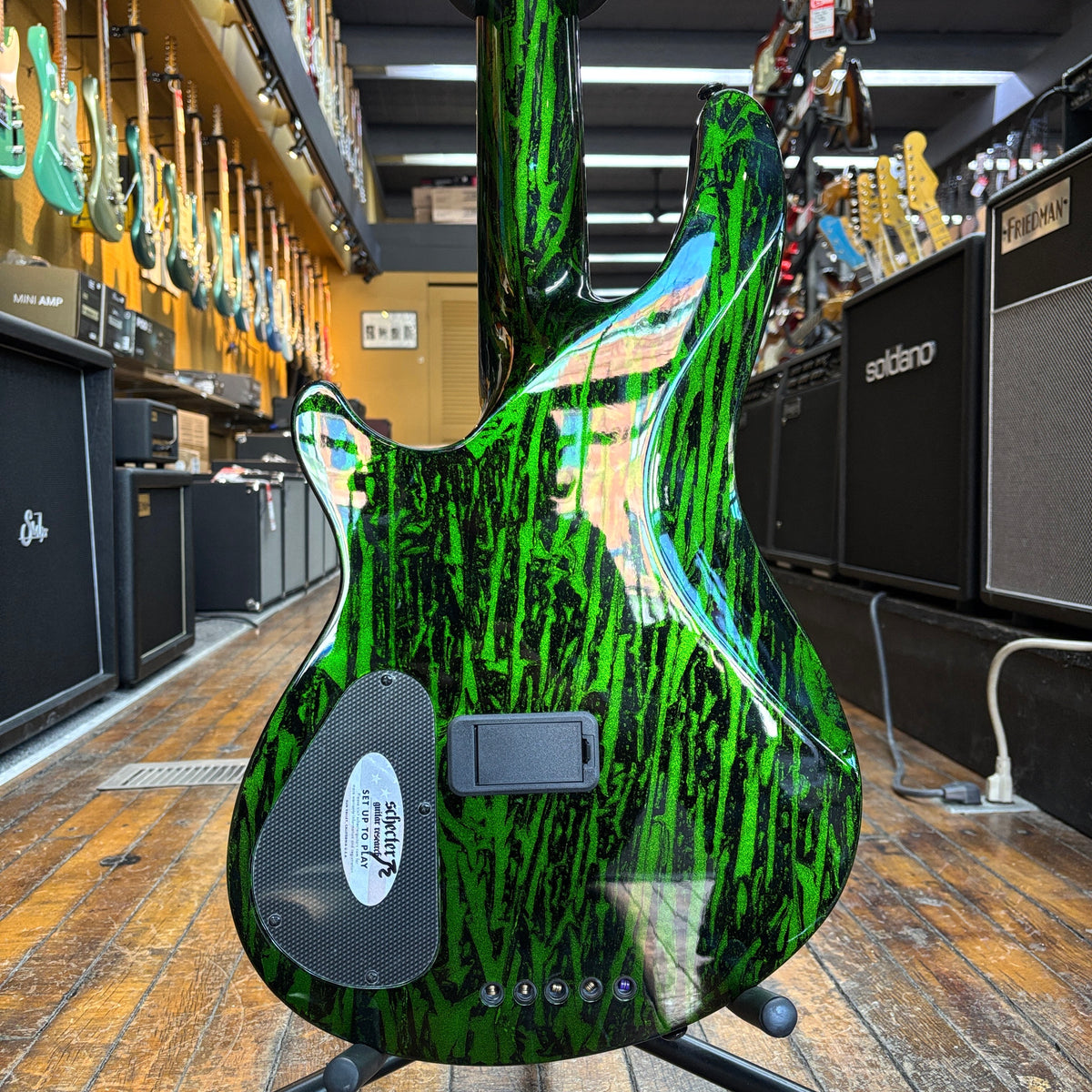 Schecter Korea C-5 Silver Mountain 5-String Bass 2022 Toxic Venom