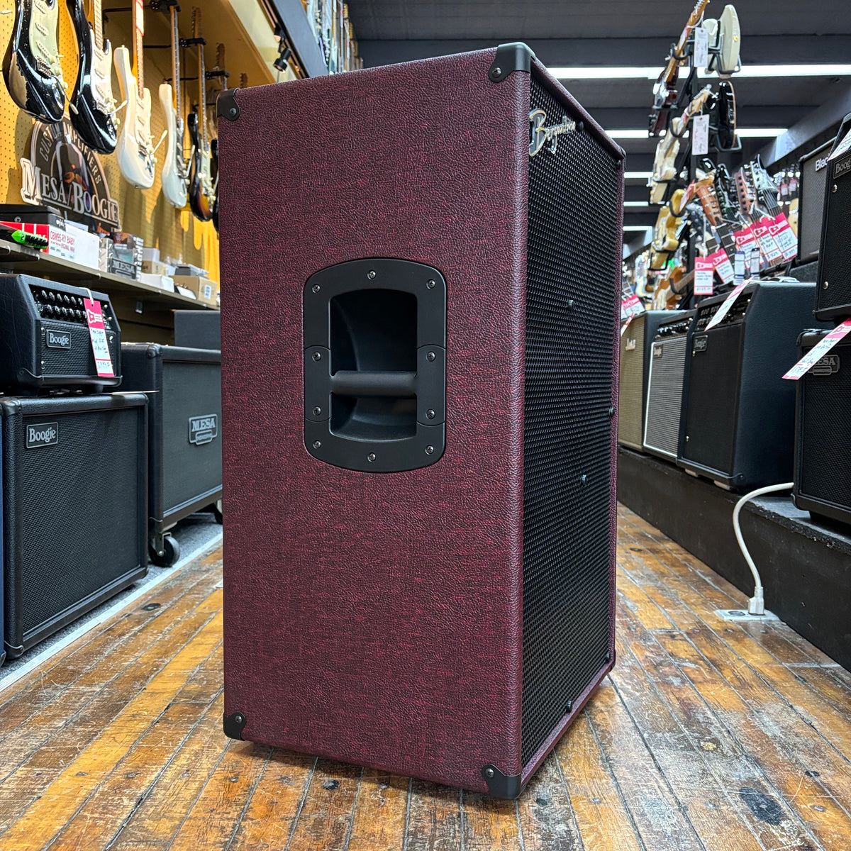 Bergantino HG410X Loudspeaker 4ohm 4x10 Cabinet Burgundy – Music