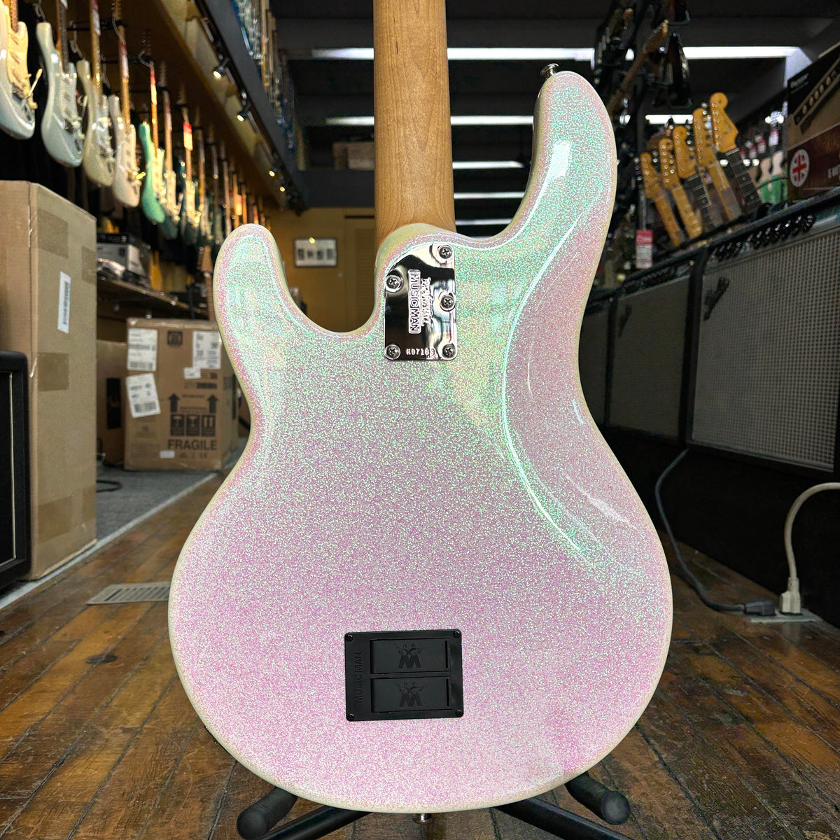 Ernie Ball Music Man StingRay Special Bass Guitar Dazzler w