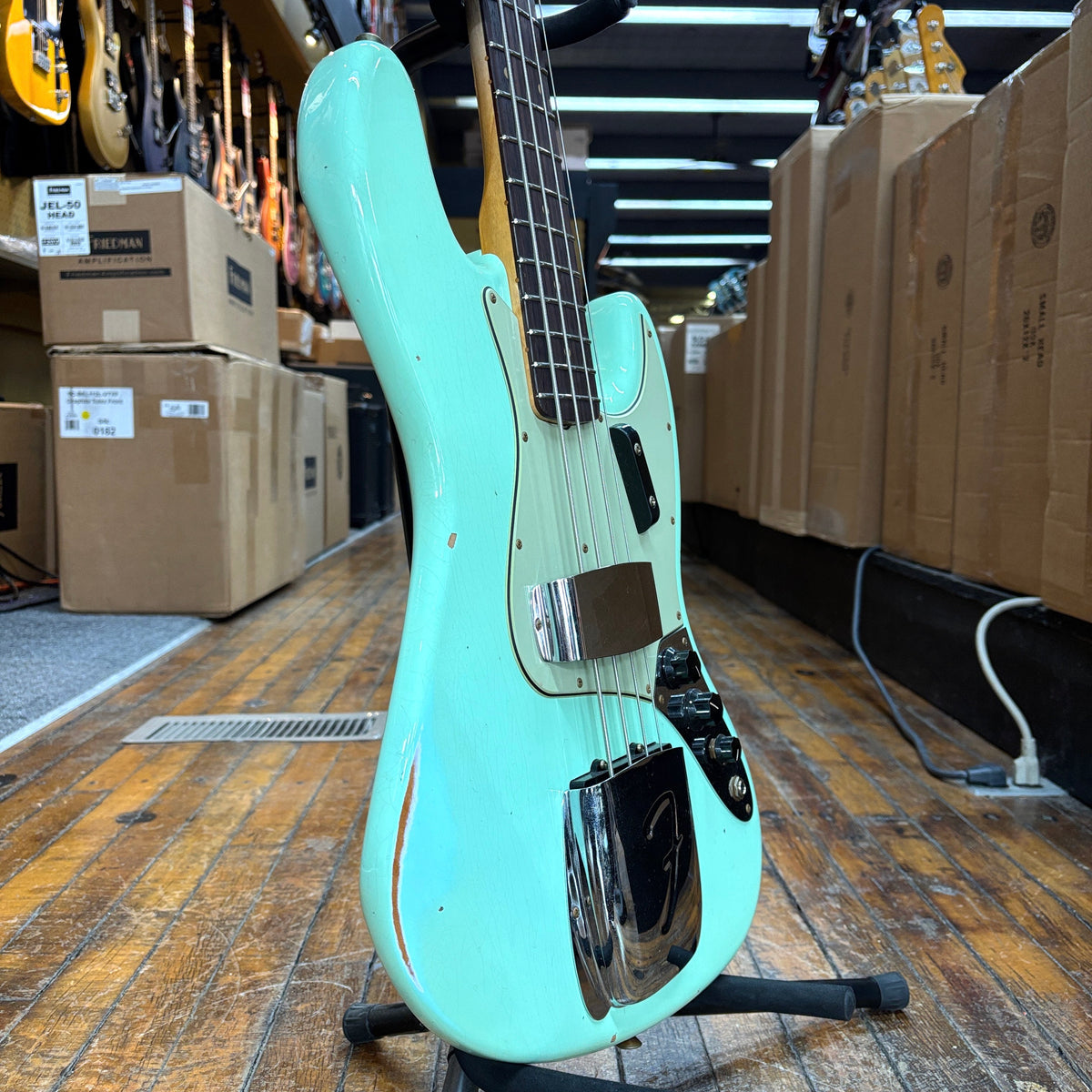 Fender Custom Shop Limited 1964 Jazz Bass Relic Aged Surf Green w