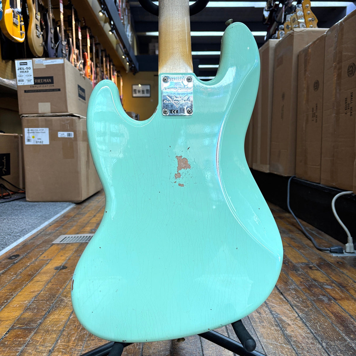 Fender Custom Shop Limited 1964 Jazz Bass Relic Aged Surf Green w