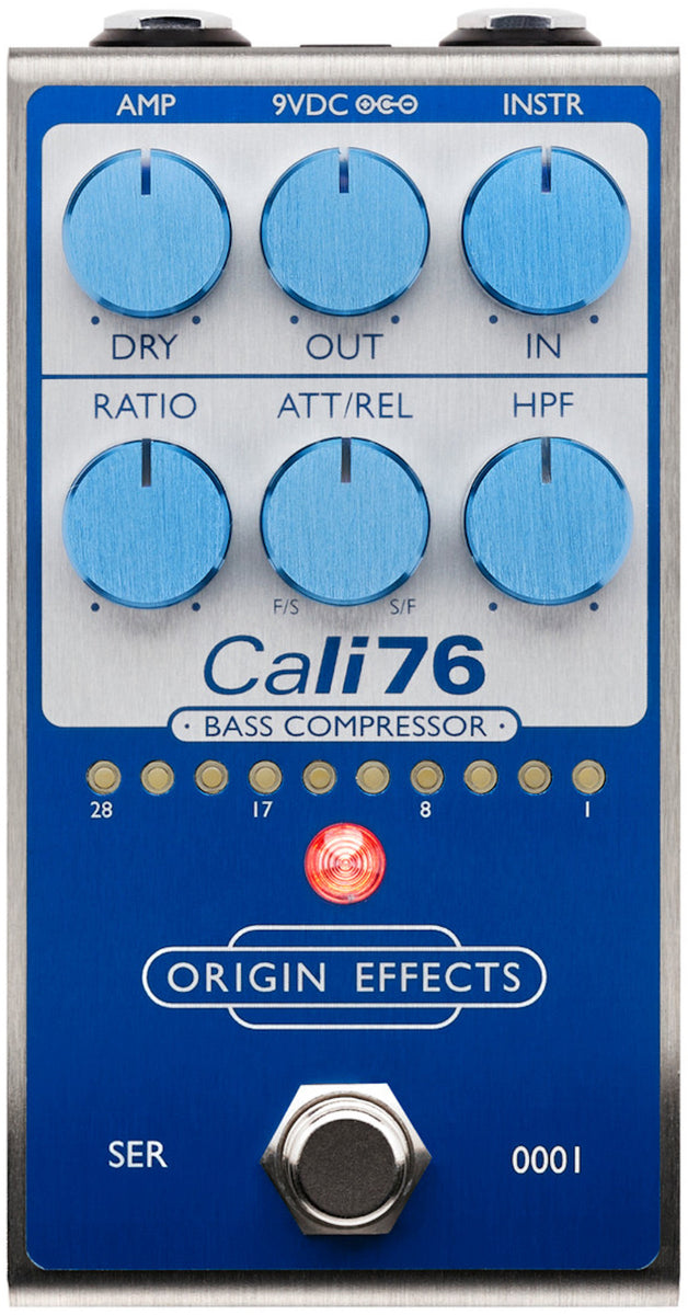 Origin Effects Cali76 Bass Compressor Pedal Super Vintage Blue