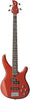 Yamaha TRBX204 Solid Body Bass Bright Red Metallic