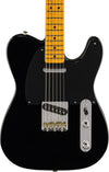 Fender Limited Edition American Vintage II 1951 Telecaster Electric Guitar Black w/3A Flame Maple Neck, Tweed Case