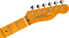 Fender Limited Edition American Vintage II 1951 Telecaster Electric Guitar Black w/3A Flame Maple Neck, Tweed Case