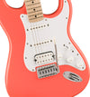 Squier Sonic Stratocaster HSS Electric Guitar Tahitian Coral
