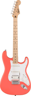 Squier Sonic Stratocaster HSS Electric Guitar Tahitian Coral