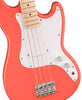 Squier Sonic Bronco Bass Tahitian Coral w/Maple Fingerboard