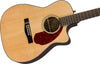 Fender CC-140SCE Concert Acoustic-Electric Guitar Natural w/Hard Case