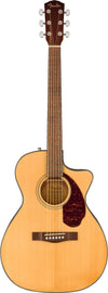 Fender CC-140SCE Concert Acoustic-Electric Guitar Natural w/Hard Case