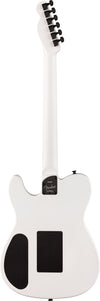 Fender Jack White Triplesonic Acoustasonic Telecaster Satin Arctic White with Black Top w/Hard Case
