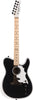 Fender Jack White Triplesonic Acoustasonic Telecaster Satin Arctic White with Black Top w/Hard Case