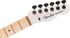 Fender Jack White Triplesonic Acoustasonic Telecaster Satin Arctic White with Black Top w/Hard Case