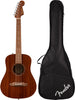 Fender California Standard Redondo Mini Acoustic Guitar Natural Sapele w/Gig Bag