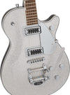 Gretsch G5230T Electromatic Sparkle Jet FT Single-Cut with Bigsby Silver Sparkle