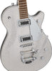 Gretsch G5230T Electromatic Sparkle Jet FT Single-Cut with Bigsby Silver Sparkle