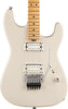 Charvel American Neo-Classic San Dimas Style 1 Electric Guitar Ivory Blitz w/Floyd Rose, Hard Case