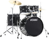 Tama Stagestar 5-piece Complete Drum Set Black Night Sparkle