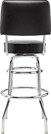 Fender Blackout Backrest Barstool, 30"