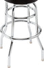 Fender Blackout Backrest Barstool, 30"