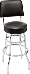 Fender Blackout Backrest Barstool, 30"