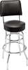 Fender Blackout Backrest Barstool, 30"