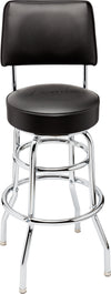 Fender Blackout Backrest Barstool, 30"