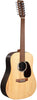 Martin D-X2E Brazilian 12-String Dreadnought Acoustic-Electric Guitar w/Padded Gig Bag
