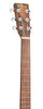 Martin D-X2E Dreadnought Acoustic-Electric Guitar Ziricote Burst w/Padded Gig Bag