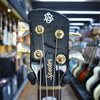 Spector Icon NS-2 Neck Through Electric Bass Guitar Black Stain Gloss w/Padded Gig Bag