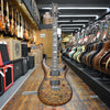 Paul Reed Smith Limited S2 Custom 24 Poplar Burl Top Electric Guitar Satin Black Gold Burst w/Padded Gig Bag