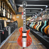 Epiphone Limited Run Futura Les Paul Custom Electric Guitar Rally Red w/Padded Gig Bag