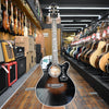 Takamine EF450C-TT TBB Acoustic-Electric Guitar Gloss Transparent Blackburst w/Softshell Case