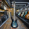 Spector Icon NS-2 Neck Through Electric Bass Guitar Black and Blue Gloss w/Padded Gig Bag