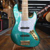 Swing Korea Jazz Deluxe 5 5-String Bass Metallic Teal Green w/Padded Gig Bag