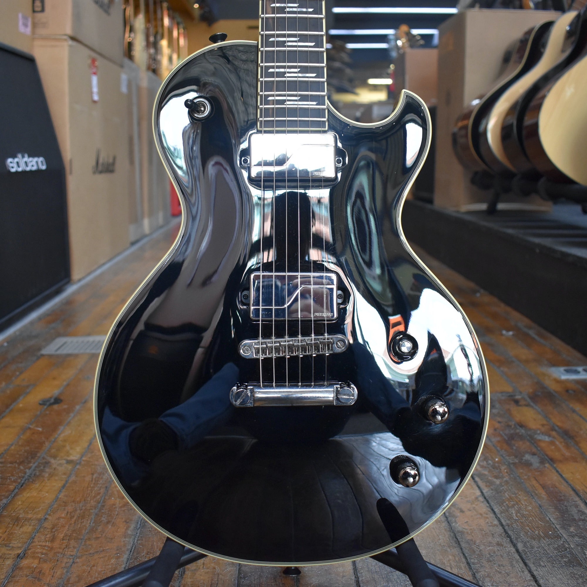 Schecter Korea Solo-II Blackjack Electric Guitar 2022 Black Gloss