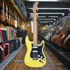 Fender Limited Edition American Ultra II Stratocaster HSS Electric Guitar Grafitti Yellow w/Roasted Maple Neck, Custom Pickups, Hard Case