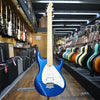 Ernie Ball Music Man Silhouette Special HSS Hardtail Electric Guitar 1999 Blue Pearl w/Original Hard Case