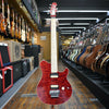 Ernie Ball Music Man 30th Anniversary Axis Electric Guitar Translucent Red Quilt w/Hard Case