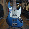 Sadowsky MetroLine 21-Fret Vintage J/J 5-String Bass Dark Lake Placid Blue Metallic w/Morado Fingerboard, Padded Gig Bag