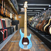 Ernie Ball Music Man USA Classic Sterling 4H Bass Guitar 2012 Lake Tahoe Blue w/Hard Case