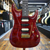 Suhr Standard Carve Top Electric Guitar Trans Red w/Hard Case