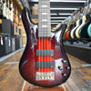 Spector Icon NS-5 Neck Through 5-string Electric Bass Guitar Purple Cherry Gloss w/Padded Gig Bag
